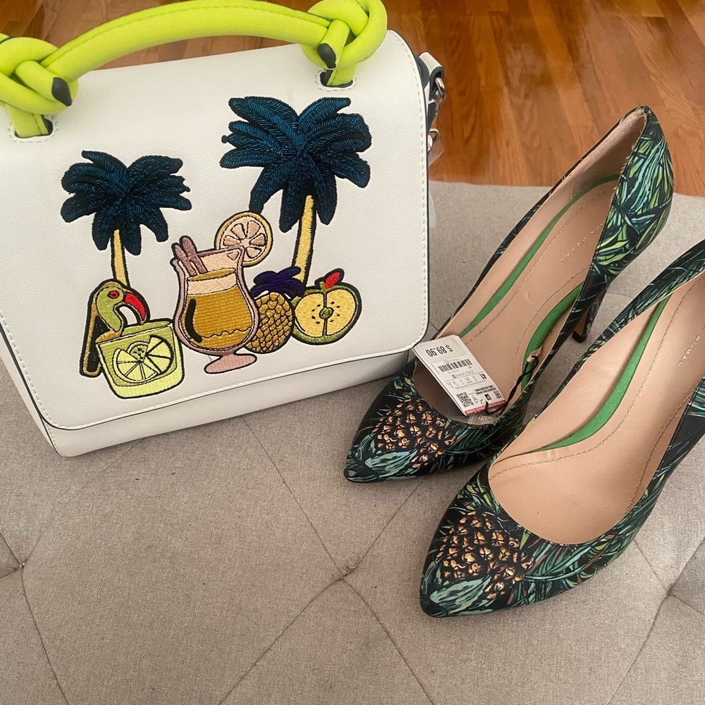 Zara purse and heels